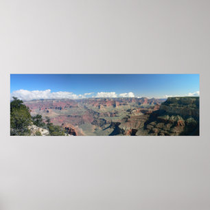 Póster Poster panorámico del Gran Cañón