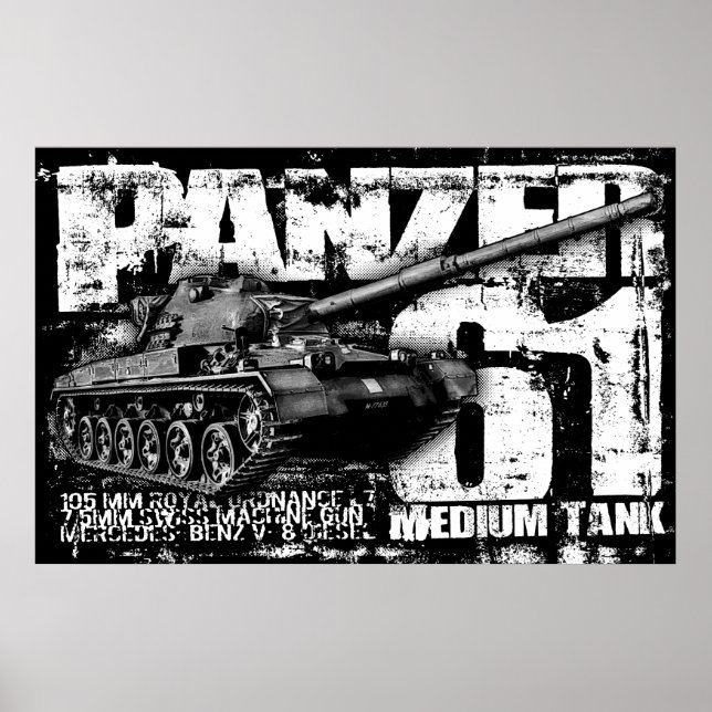 Póster Poster Panzer 61 (Frente)