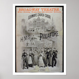 Póster Poster para el "delantal del HMS", realizado por