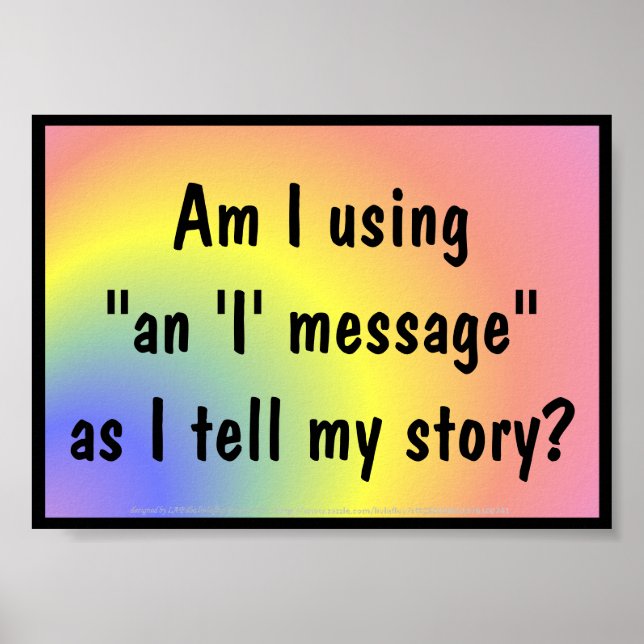 Póster Poster para el desarrollo de caracteres (Frente)