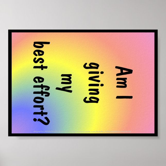 Póster Poster para el desarrollo de caracteres (Frente)