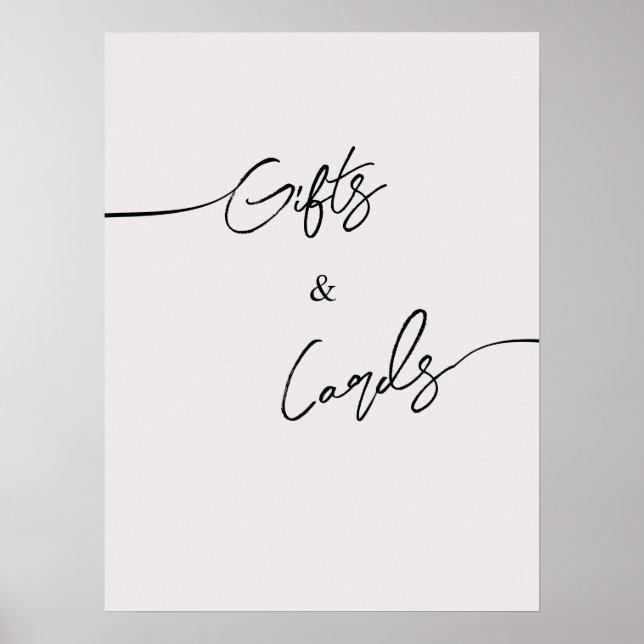 Póster Poster para la ducha de novias (Frente)