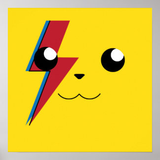 Póster Poster para parede Picachu