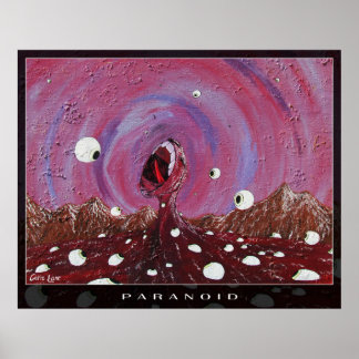 Póster Poster paranoico