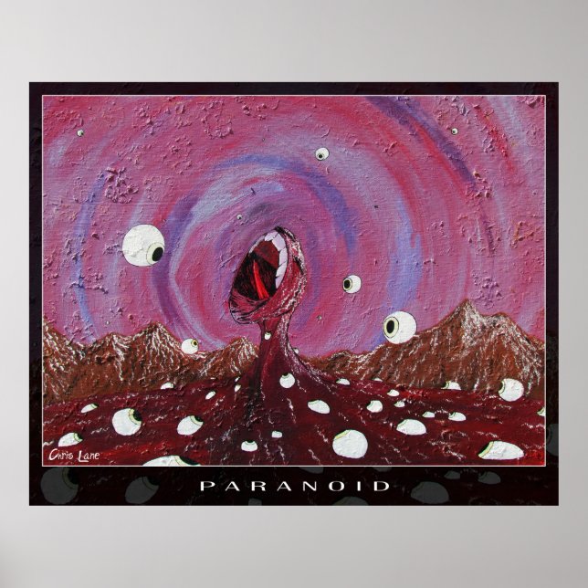 Póster Poster paranoico (Frente)