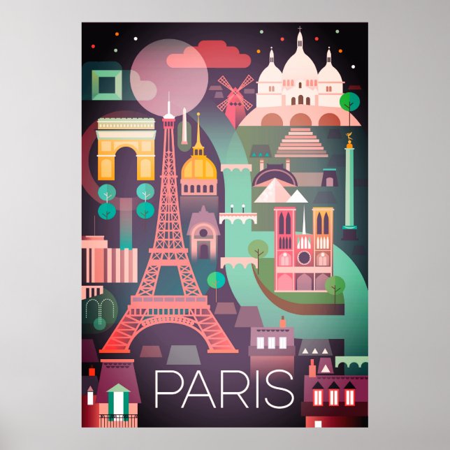 Póster Poster - París Francia (Frente)