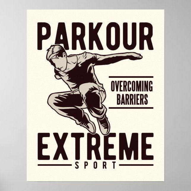 PÓSTER POSTER PARKOUR (Frente)