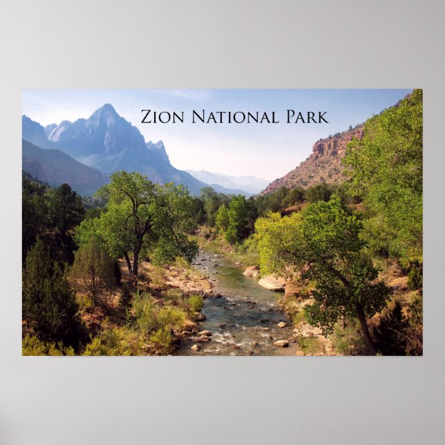 Póster Poster: Parque Nacional Zion, Utah (Frente)