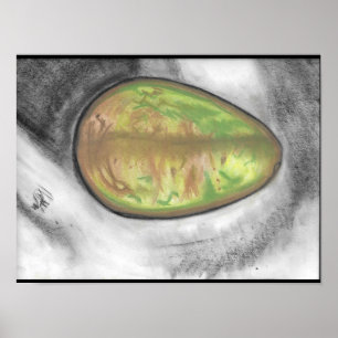 Póster Poster pastel de aguacate