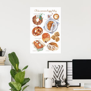 Póster Poster pastelero