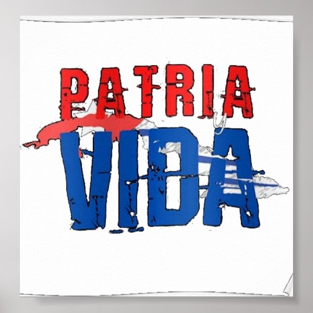 Póster Poster Patria y vida (Frente)