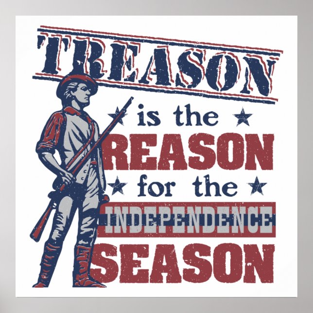 Póster Poster Patriótico - Vintage Americana (Frente)