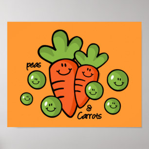 Póster Poster Peas And Carrots