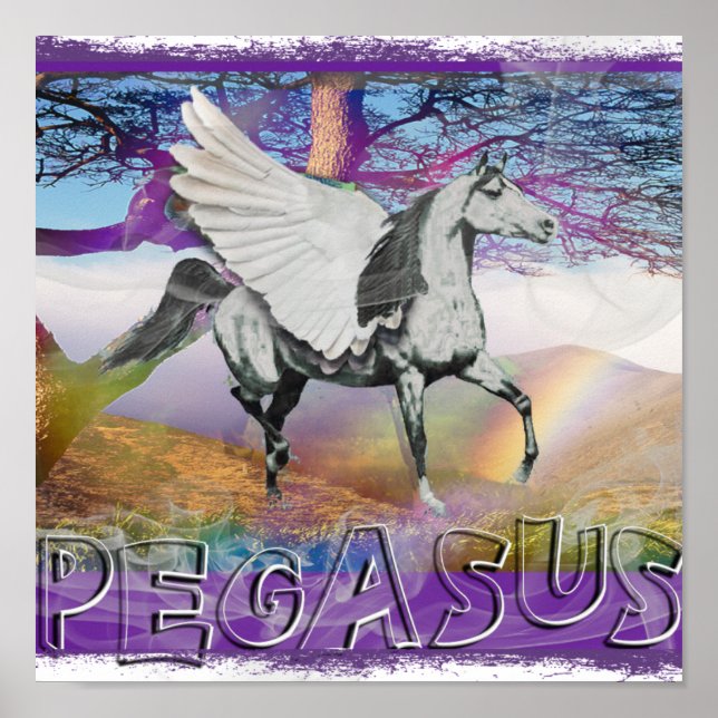 PÓSTER POSTER PEGASUS - CABALLO DE LOS DIOS (Frente)