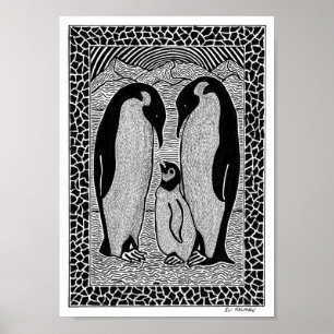 Póster Poster Penguins