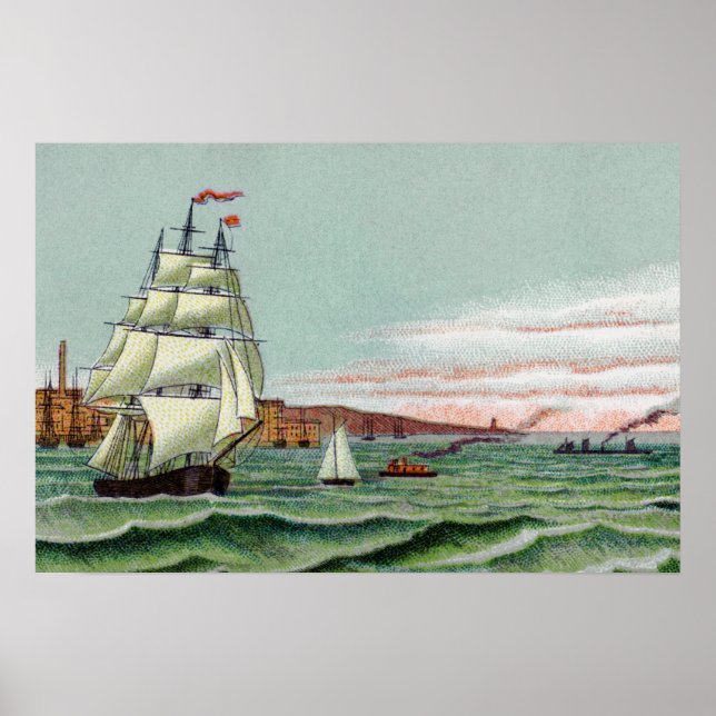 Póster Poster pequeño de Isla del Bloque (Frente)