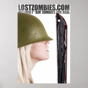 Póster Poster perdido de los zombis MFZAR de Jesse Bodas