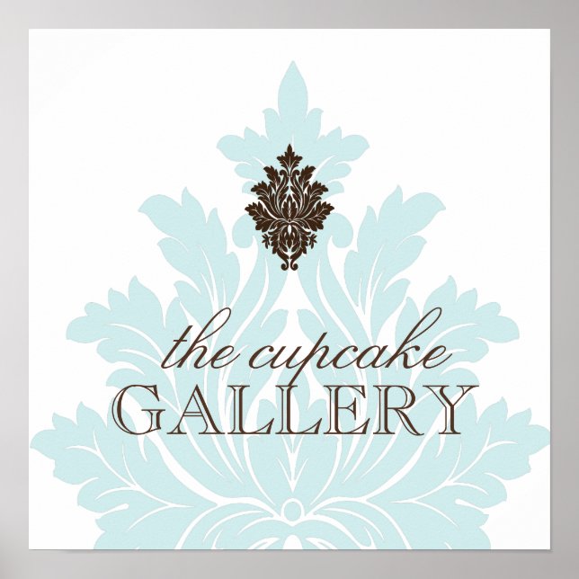 Póster Poster personalizado Damask (Frente)