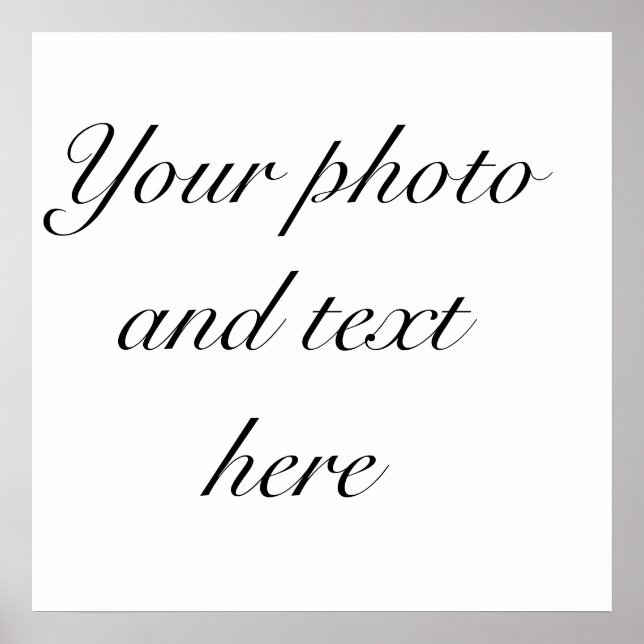 Póster poster personalizado de 23"x23" (Frente)