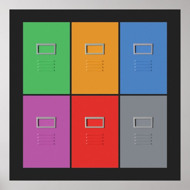 Póster Poster personalizado de archivadores (Frente)