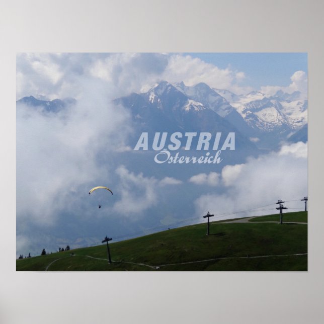 Póster Poster personalizado de Austria (Frente)