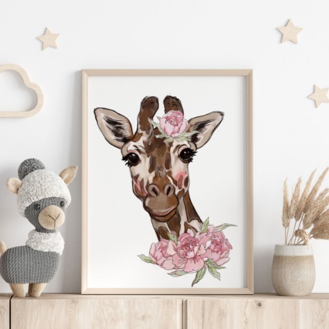 Póster Poster personalizado de Baby Giraffe Rosa | Impres (Subido por el creador)