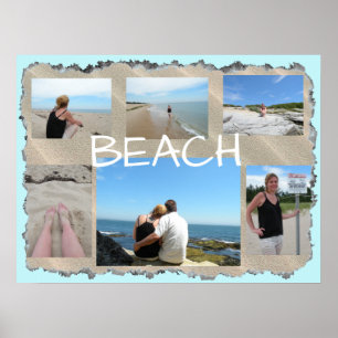 Póster Poster personalizado de Beach Multi Picture