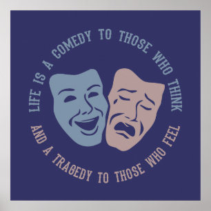 Póster Poster personalizado de cita de LIFE