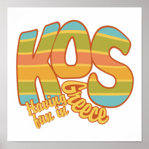 Póster Poster personalizado de KOS Grecia