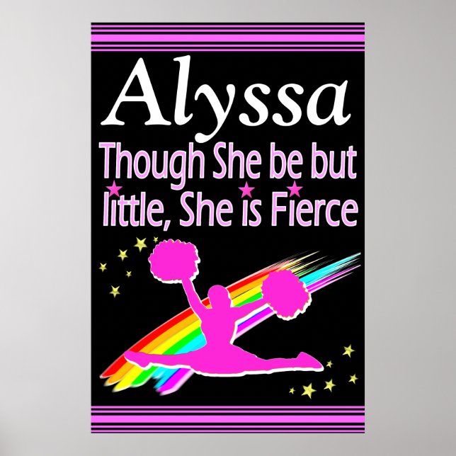 Póster Poster PERSONALIZADO DE LA FERIA NEGRA Y ROSA (Frente)