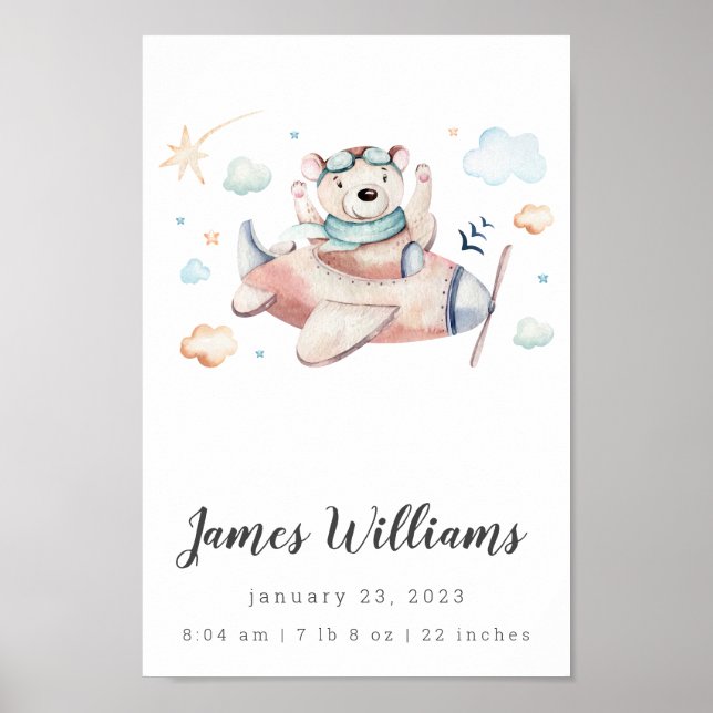 Póster Poster personalizado de las estadísticas de natali (Frente)