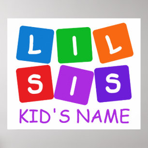 Póster Poster personalizado de Little Sis