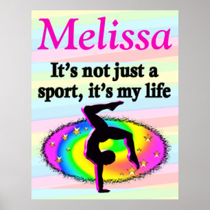 PÓSTER POSTER PERSONALIZADO DE VIDA GIMNASTICA