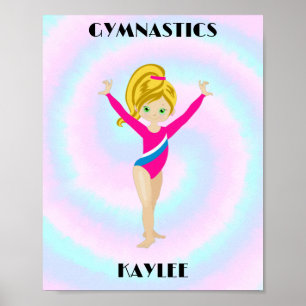 Póster POSTER personalizado GIMNASTICO DE RAINBOW GYMNAST