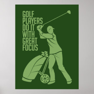 Póster POSTER personalizado GOLF PLAYER