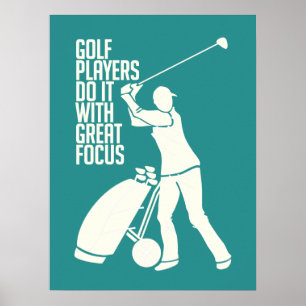 Póster POSTER personalizado GOLF PLAYER
