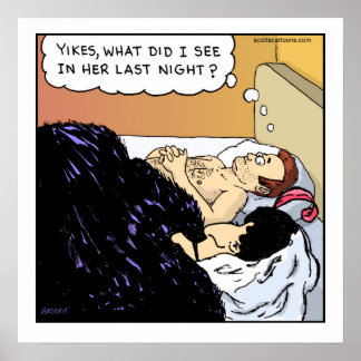 Póster Poster Personalizado gracioso - Ilusión Hag vieja