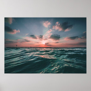 Póster Poster personalizado Ocean Sunset