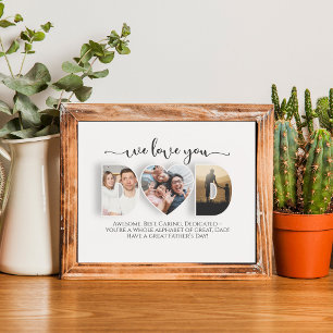 Póster Poster Personalizado Te Amamos Papá