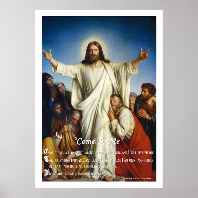 Póster poster Personalizado "Ven a mí" (Frente)