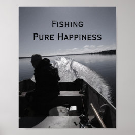 Póster Poster - Pesca de la felicidad pura