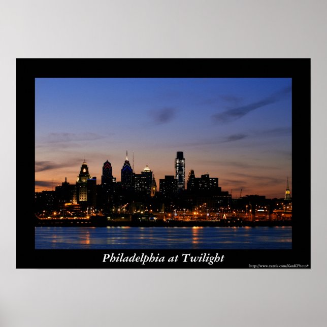 Póster Poster Philadelphia Twilight (Frente)