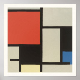 PÓSTER POSTER : PIET MONDRIAN : COMPOSICIÓN 1921