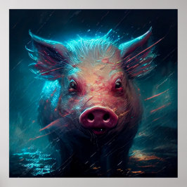 Póster Poster pig