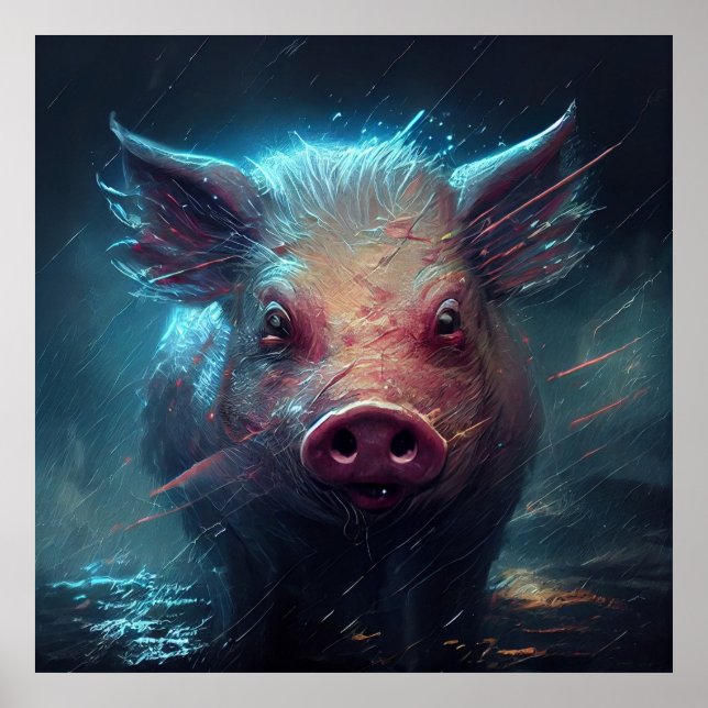 Póster Poster pig (Frente)