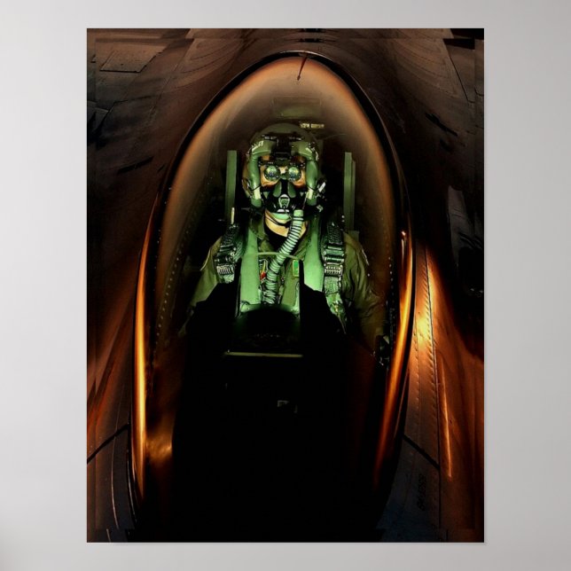 Póster Poster piloto F-16 (Frente)