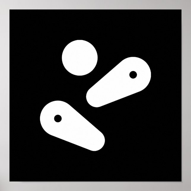 Póster Poster Pinball y Flippers #8 (Frente)