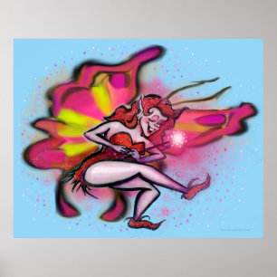 Póster Poster Pink Faerie