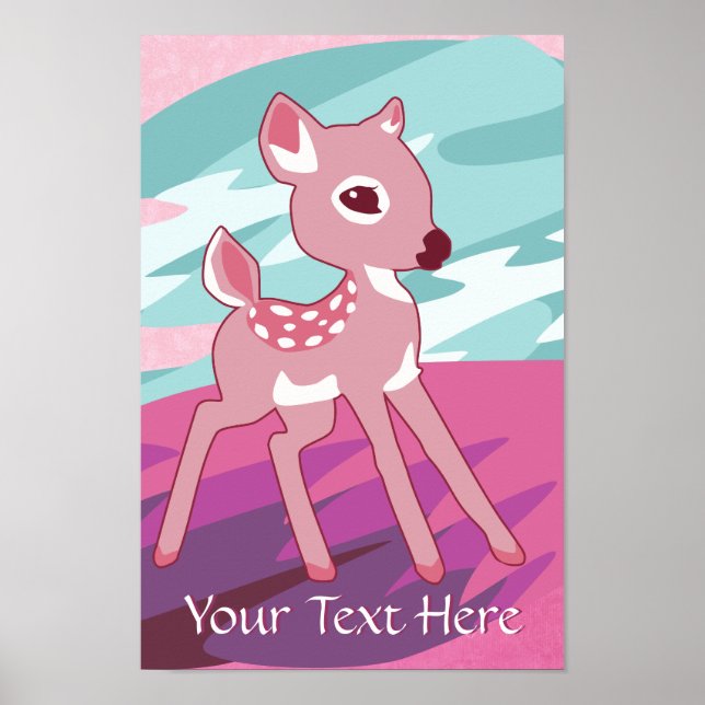 Póster Poster Pink Fawn (Frente)