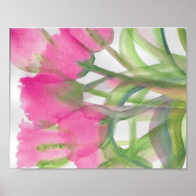 Póster Poster PINK TULIP (Frente)